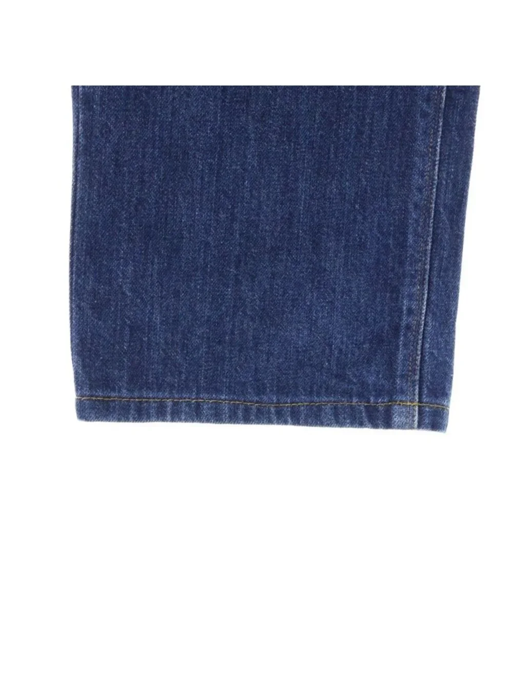 Gucci Button Fly Straight Denim Pants Fly Skinny Indigo XZ